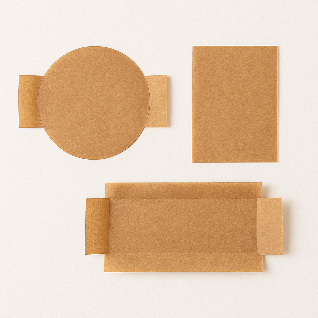 Backfolien-Set, verschiedene Formen