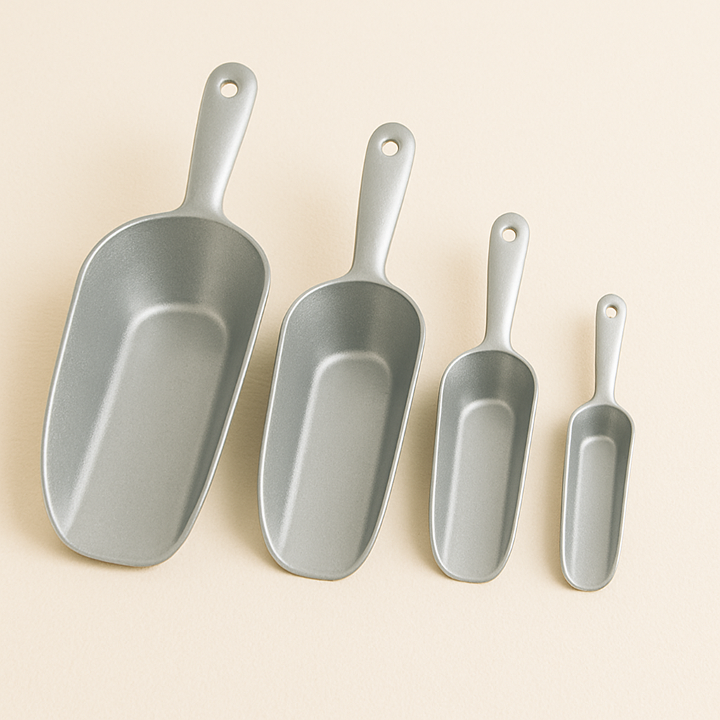 Mehl-Schaufelset, Alu
