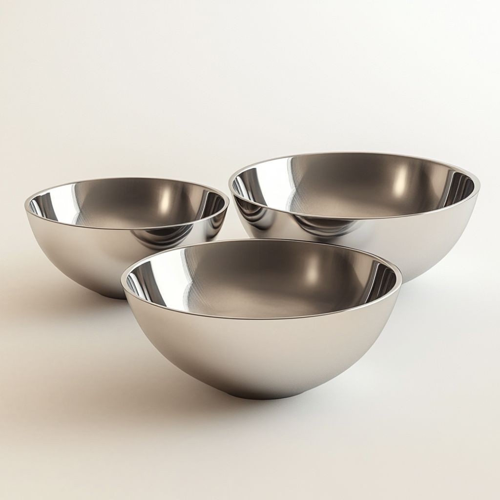 Schüssel-Set rund, Edelstahl