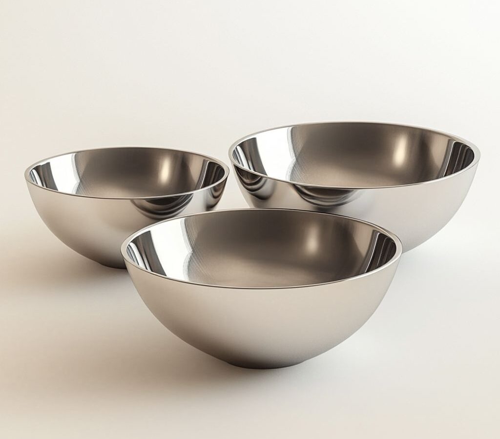 Schüssel-Set rund, Edelstahl