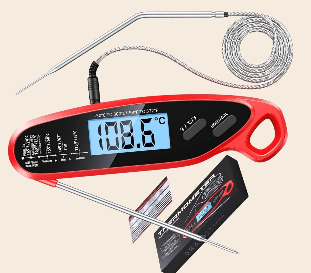 Backofen-Thermometer mit Kabel