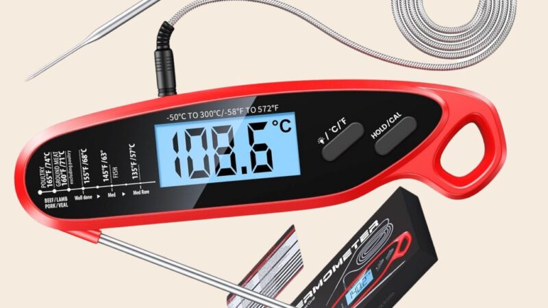 Backofen-Thermometer mit Kabel