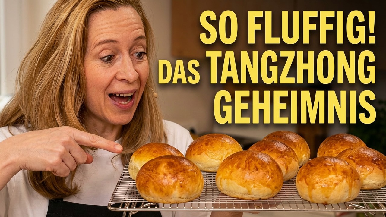 Extrem fluffige japanische Milchbrötchen | Hokkaido Milchbrot mit Tangzhong (Shokupan)