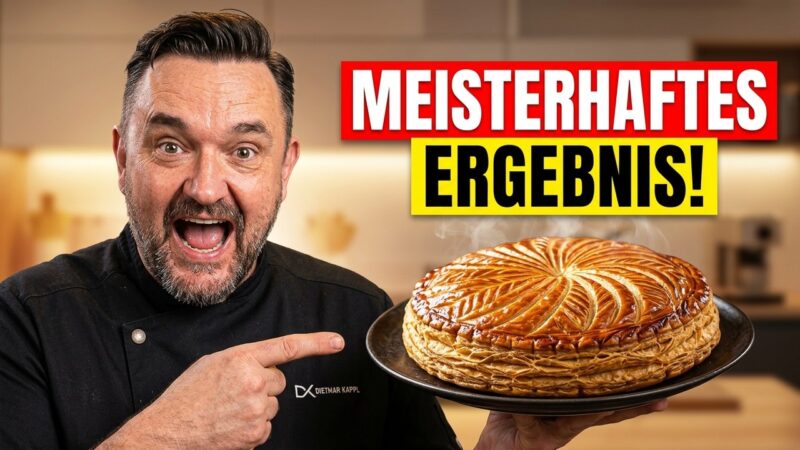 Galette des Rois selber backen: Der perfekte Dreikönigskuchen Schritt für Schritt