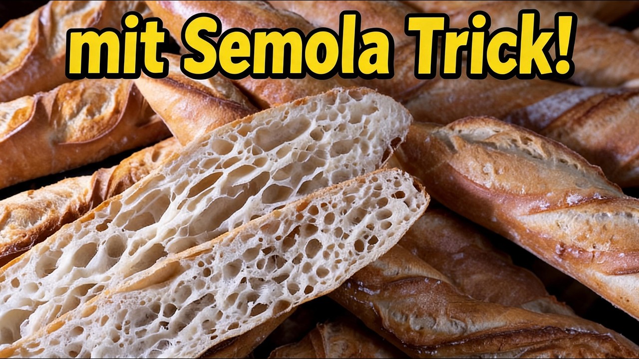 Hast du schon mal Baguette selbst gebacken? So geht es garantiert!
