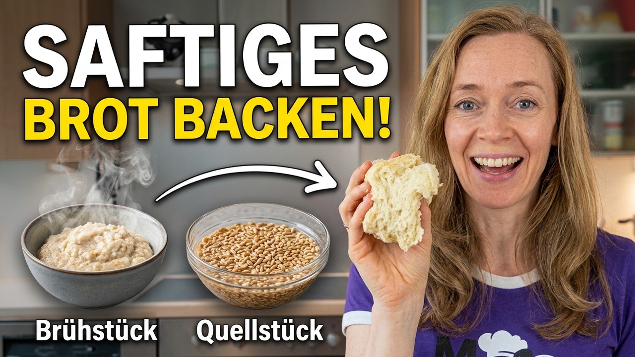 Nie wieder trockenes Brot! So funktionieren Brühstück und Quellstück