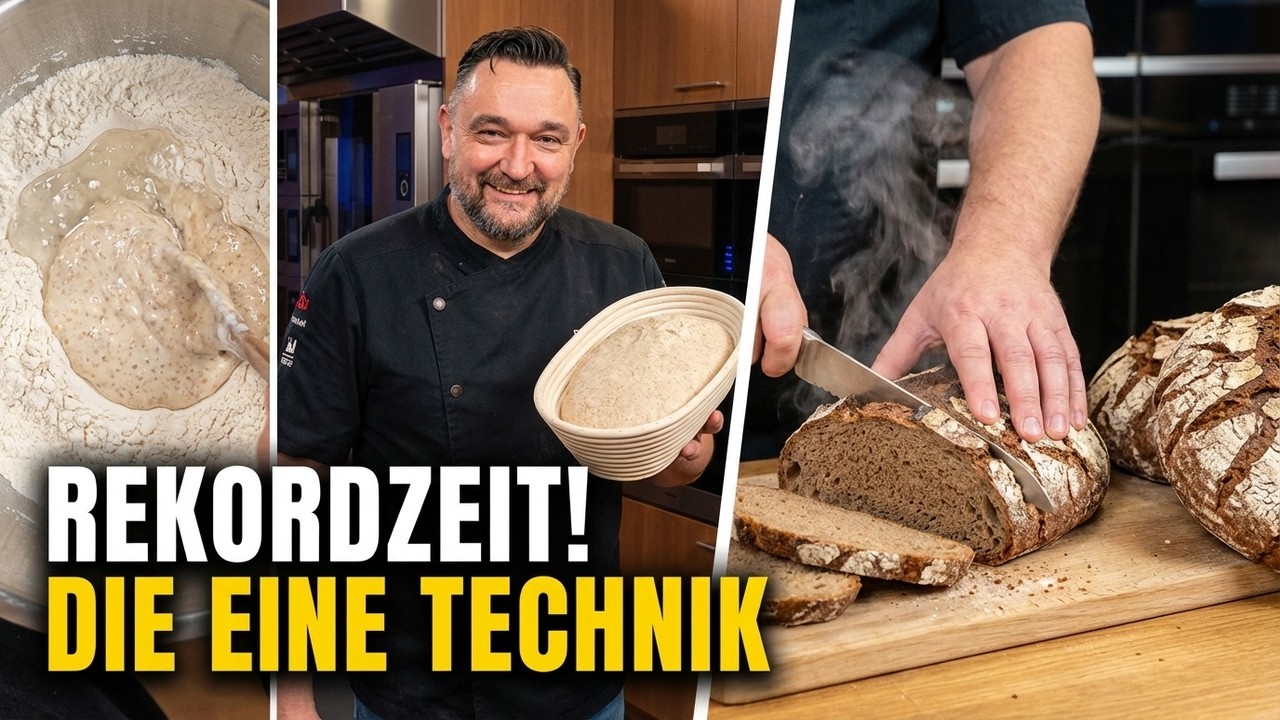 Roggenbrot (Sauerteig) backen in Rekordzeit – mit dieser einen Technik