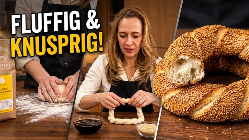 Türkische Simit backen: So gelingen dir fluffige Sesamringe garantiert