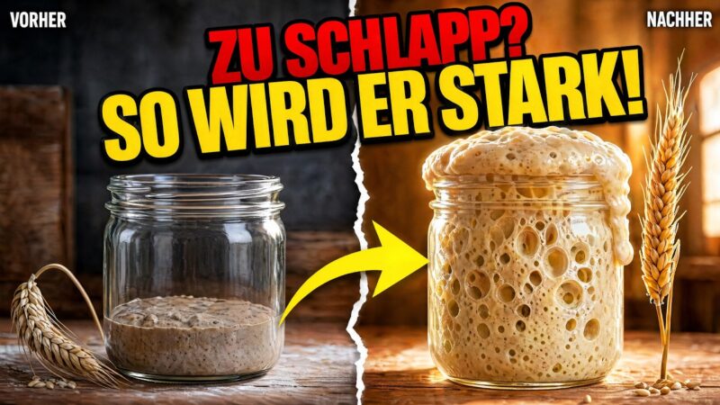 Zu wenig Triebkraft im Sauerteig? Diese Fütterungsverhältnisse ändern alles