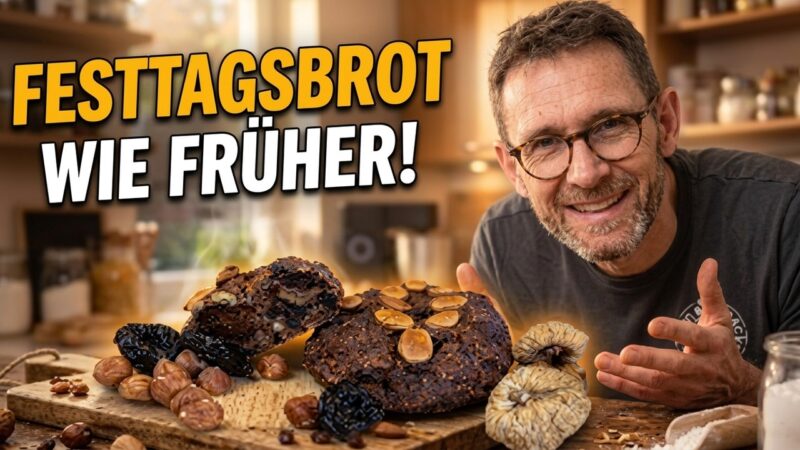 Früchtebrot mit Hefewasser und Sauerteig: Festtagsbrot wie früher